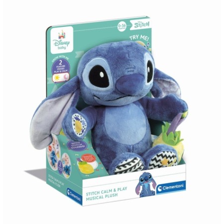 Clementoni - Jucarie educationala plus muzical Stitch ce contribuie la dezvoltarea multisenzoriala Clementoni - 1